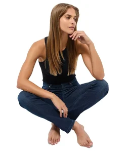Angels Cici Jeans aus Candiani Denim in Dark Indigo