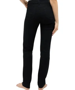 Angels Cici Jeans mit geradem Bein in Schwarz