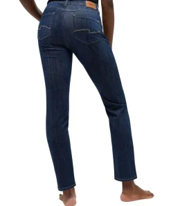 Angels Cici Straight Jeans in Used Optik mit Crinkle
