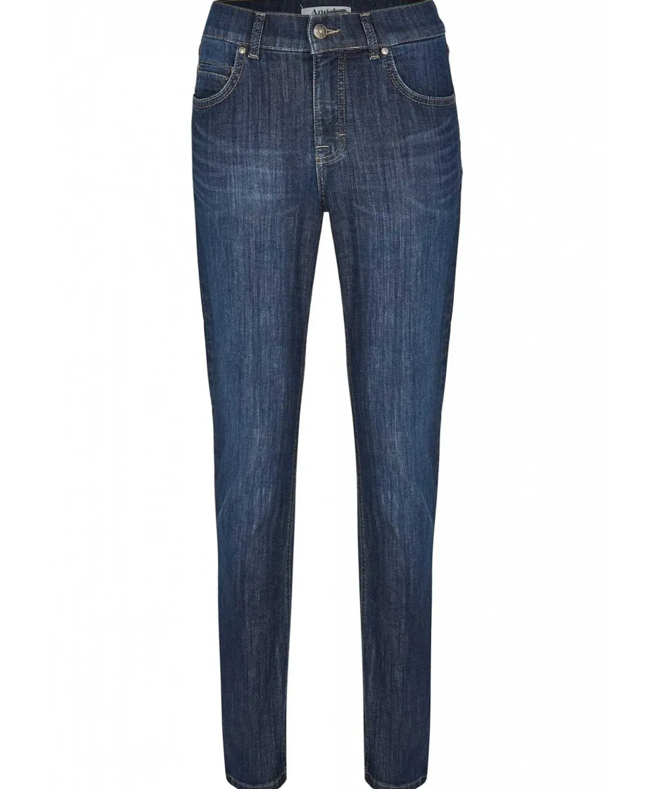 Angels Cici Straight Jeans in Used Optik mit Crinkle