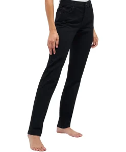Angels Dolly Jeans mit geradem Bein in Schwarz