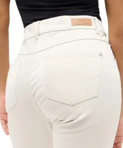 Angels Jeans Cici in Beige mit geradem Bein