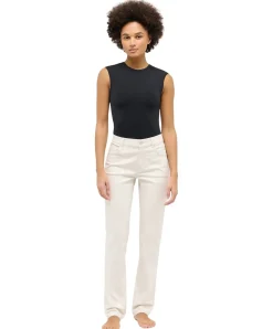 Angels Jeans Cici in Beige mit geradem Bein