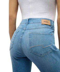 Angels Jeans Cici Slim Fit in Light Blue Used mit Stretch