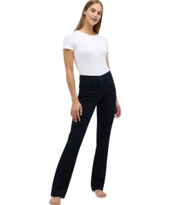 Angels Jeans Leni mit Bootcut in Dunkelblau
