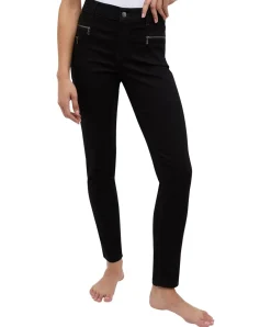 Angels Jeans Malu Zip in Schwarz