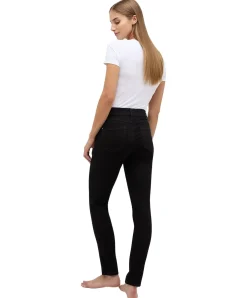 Angels Jeans Malu Zip in Schwarz