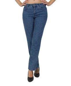 Angels Jeans Skinny Button mit Doppelknopf in Stonewash