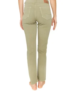 Angels Jeans Straight fit Cici in Light Khaki Used