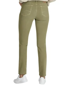 Angels Jeans Straight fit Cici in Light Khaki Used