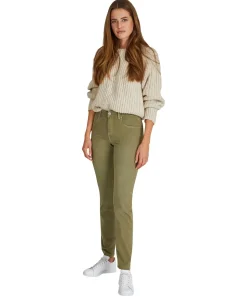Angels Jeans Straight fit Cici in Light Khaki Used