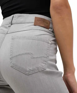 Angels Jeans Straight Fit Cici in hellem Grau