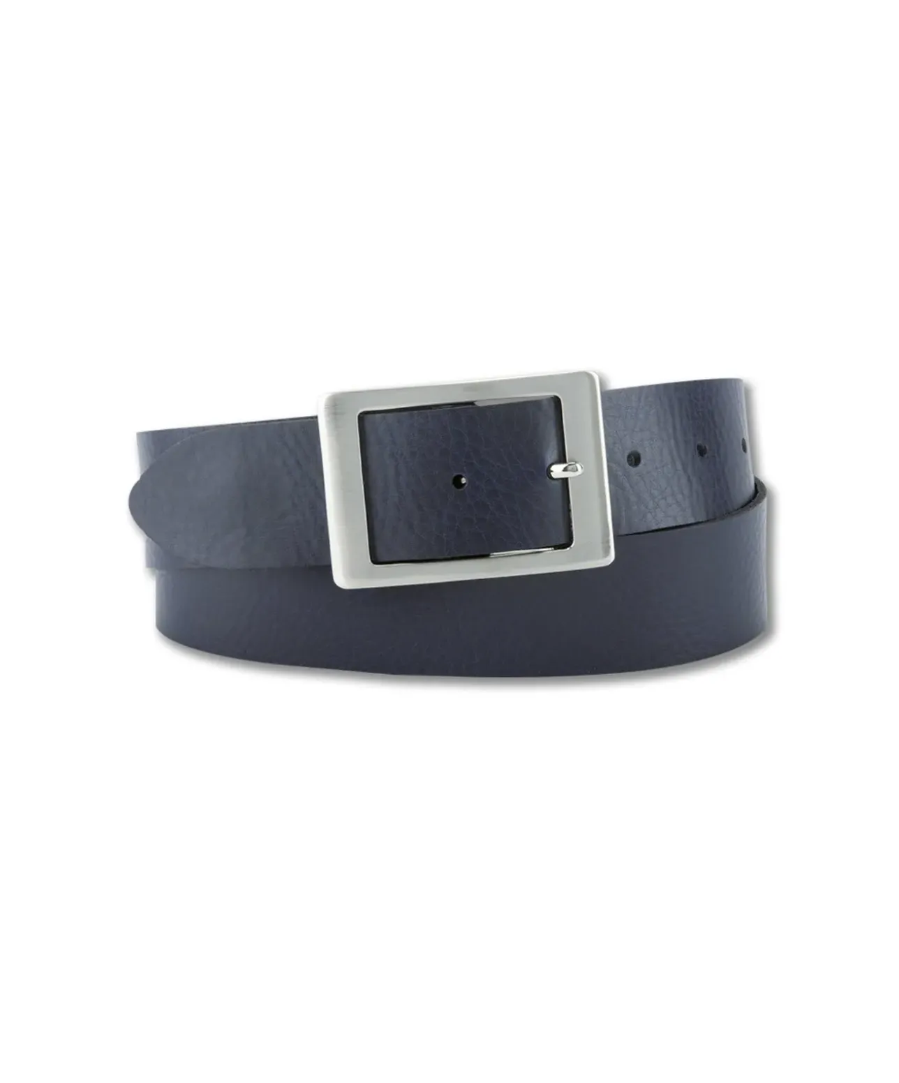 Bernd Götz Ledergürtel Damen aus blauem Nappaleder