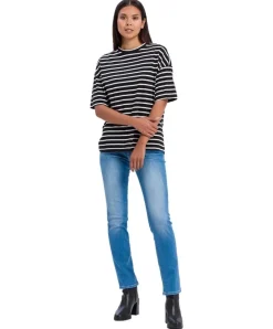 Cross - hellblaue Mom Jeans Anya in Light Blue