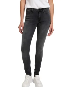 CROSS Alan Skinny fit Jeans in anthrazitfarbener Waschung
