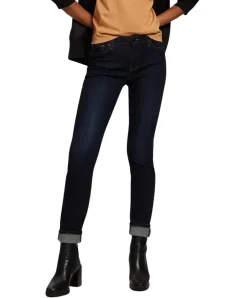 Cross Anya - High Waisted Jeans in Dark Blue Used
