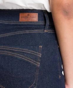 Cross Anya High Waisted Jeans in Rinsed