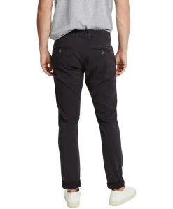 Cross Chino-Hose im Tapered Fit in Anthrazit-Färbung