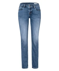 Cross Damen Jeans Regular Fit Rose in hellem Blue Used