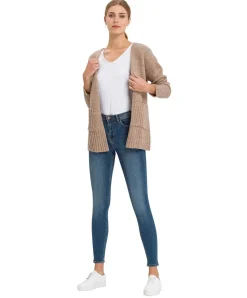 Cross Damen Jeans Skinny Fit Judy in dunklem Blau