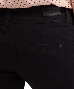 Cross Damen-Jeans Regular Fit Loie in schwarzem Black