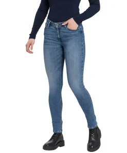 Cross Damen-Jeans Skinny Fit Alan in Himmelblau
