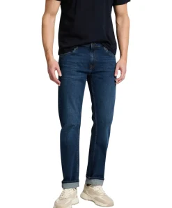 Cross Damien Jeans in Dunkelblau mit Slim Fit