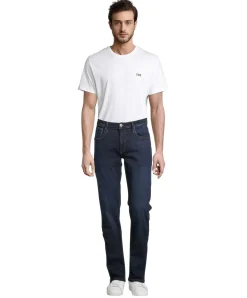 Cross Herren-Jeans Slim Fit Damien in dunklem Dark Blue