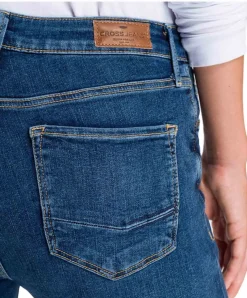 Cross Jeans Alan - Skinny fit Jeans in mittelblauer Dark Waschung
