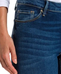 Cross Jeans Alan - Skinny fit Jeans in mittelblauer Dark Waschung