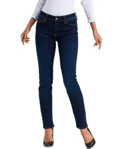 Cross Jeans Anya - Slim fit Jeans in Dark Blue Färbung