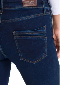 Cross Jeans Anya - Slim fit Jeans in Dark Blue Färbung