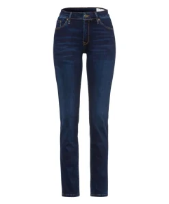 Cross Jeans Anya - Slim fit Jeans in Dark Blue Färbung