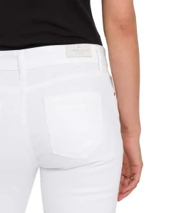 Cross Jeans Anya mit hoher Taille in weiß