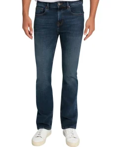 Cross Jeans Bootcut in dunkelblau mit ausgestellten Bein