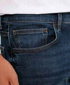 Cross Jeans Bootcut in dunkelblau mit ausgestellten Bein