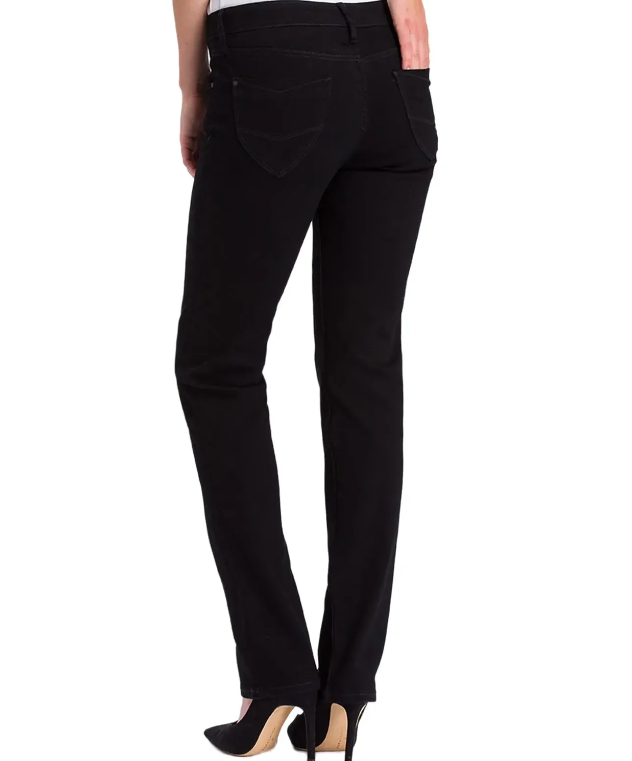 Cross Jeans Damen Rose in reinem Schwarz