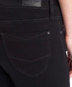 Cross Jeans Damen Rose in reinem Schwarz
