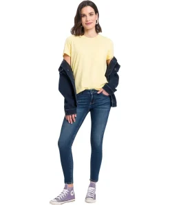 Cross Jeans Giselle mit 7/8-Länge in Dunkelblau