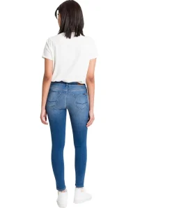 Cross Jeans Giselle mit verkürzter Beinlänge in Mittelblau