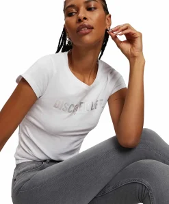 CROSS Jeans Judy in grau mit Skinny Fit und hohem Bund