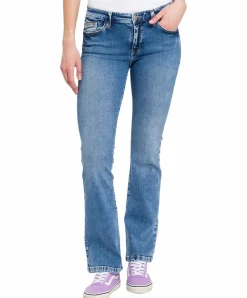 Cross Jeans Lauren mit Bootcut mit High Waist in Hellblau