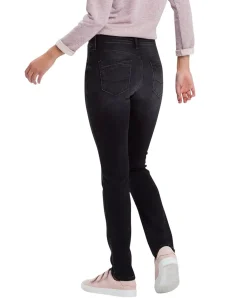 Cross Jeans Mom Anya in schwarzem Black Used