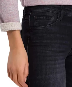 Cross Jeans Mom Anya in schwarzem Black Used
