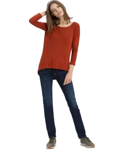 Cross Jeans Regular Fit Loie mit Doppelknopf in Dark Blue