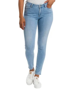 Cross Jeans Skinny Fit Alan mit High Waist in hellblau