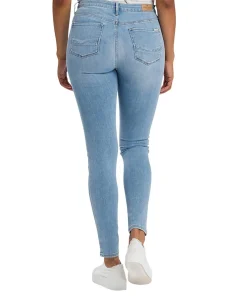 Cross Jeans Skinny Fit Alan mit High Waist in hellblau