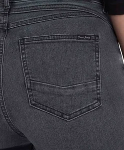 Cross Jeans Skinny Fit Judy in Dunkelgrau mit High Waist