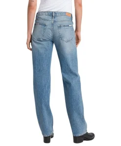 Cross Jeans Straight Fit in Mittelblauen Vintage Stil