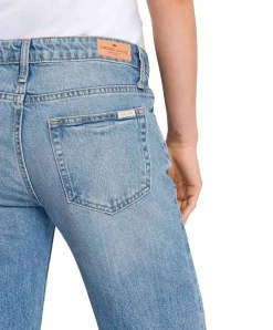 Cross Jeans Straight Fit in Mittelblauen Vintage Stil